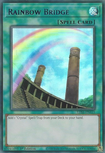 Rainbow Bridge Blue LDS1-EN111 Ultra Rare 1st Edition Near Mint