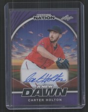 2025 Leaf Baseball Nation #NA-CH1 Carter Holton A New Dawn Autographs /8