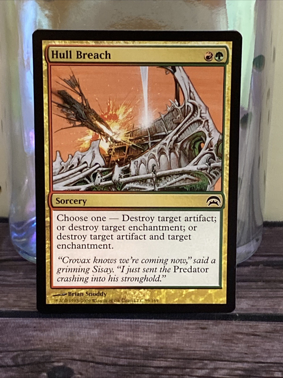 Hull Breach 89 Planechase Regular MTG TCG CARD LP