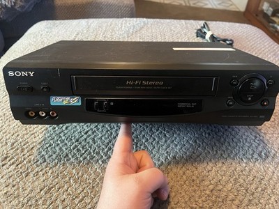 Sony SLV-N55 VHS VCR Player Hi-F Tested Works NO AV CABLE INCLUDED