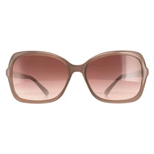 Jimmy Choo Sunglasses BETT/S FWM NQ Nude  Brown Silver Mirror