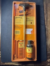 Hoppes .45 .44 Cal Pistol Cleaning Kit Gun Cleaner, Rod, Lube, Brush, Patches