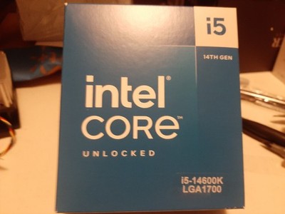 NEW BOX FOR Intel Core i5-14600k NO CPU INCLUDED REPEAT BOX ONLY
