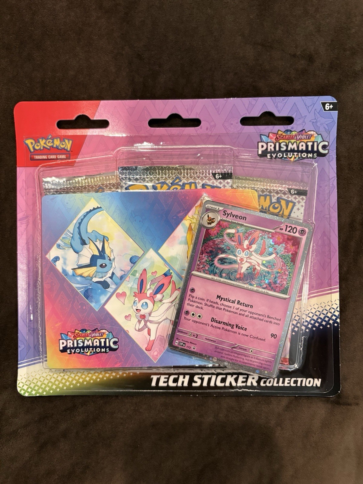 Pokémon Prismatic Evolutions Tech Sticker Collection ( Random Promo ) 