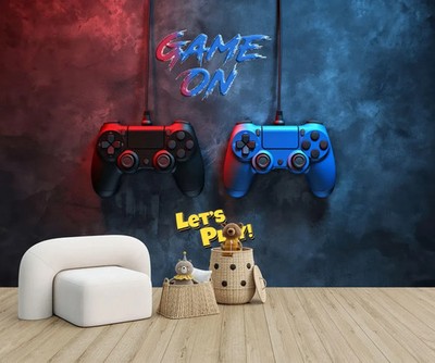Gaming Room Wallpaper Mural Wallpaper Mural Removeable Washable Peel & Stick