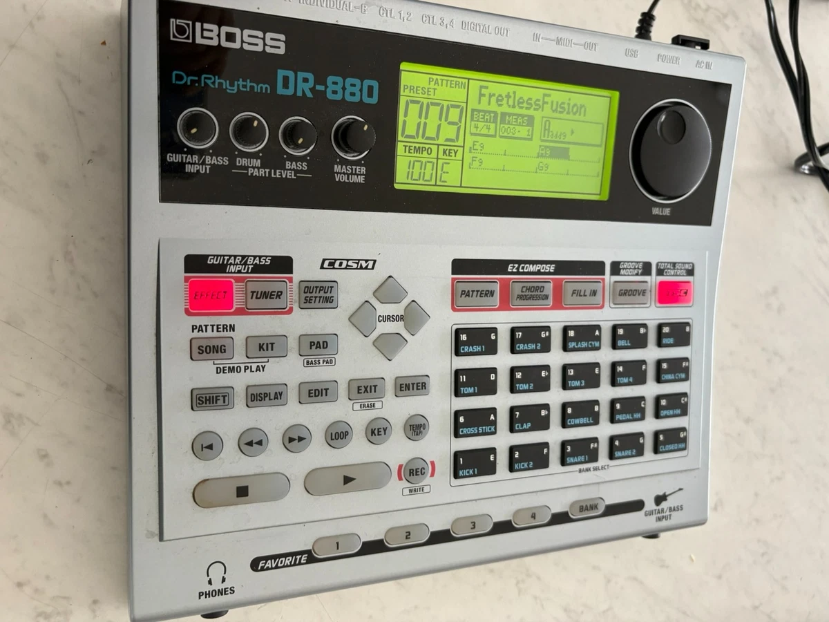Preços baixos em Bateria Eletrônica Boss Dr 880 | eBay