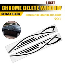 For Honda Accord Coupe 08-12 Glossy Black Chrome Delete Blackout Overlay 1-5set For Honda Accord Coupe 08-12 Glossy Black Chrome Delete Blackout Overlay 1-5set