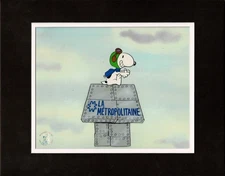 Snoopy RED BARON Flying Ace Peanuts Production Animation Cel Schulz Melendez M5