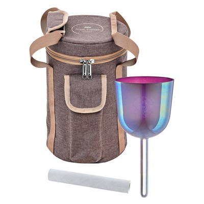 Meinl Sonic Energy 3,75''Essence Solfeggio Crystal Singing Bowl Sol 741Hz,Violett