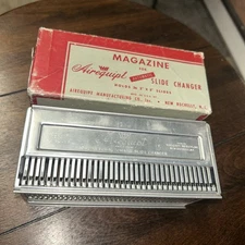 Lot of 2 Vintage AIREQUIPT Automatic Slide Changer Magazines 36 Slides Each Box