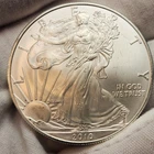 2010 $1 American Silver Eagle 1 oz BU Unc Uncirculated US Silver Coin IK10Eh9