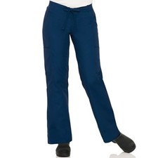 Landau Essentials 5 Pocket Cargo Scrub Pants Navy Blue BNP Medium 8385
