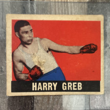Leaf 1948 Knock-Out Bubble Gum Harry Greb Boxing Card #20 Base Set