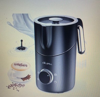 Automatic Electric Milk Frother, COLDFILL 8-in-1 Hot & Cold Foam Maker, 400ml, D