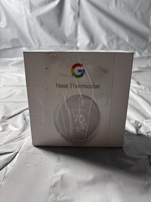 New Open Box! Google Nest Thermostat Model - G4CVZ - Snow White AC