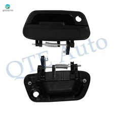 Pair 2 Front Left-Right Exterior Door Handle Black For 2013-2015 Chevrolet Spark