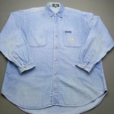 Vintage Calvin Klein Jeans Denim Button Down Shirt XL