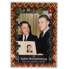 Autógrafos históricos Labor Racketeering 2025 15 aniversario 1/1 Mob 2