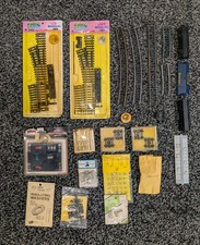 HO Scale Train Parts and Accessories Lot Track and more Free Shipping