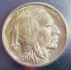 1914 Buffalo Nickel. ICG MS64.