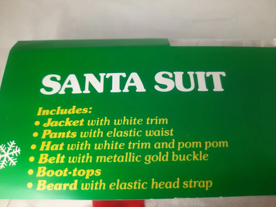 Disfraz Suite Papá Noel Rubí Vintage Talla 40-46 #2351 Foto 3 de 3