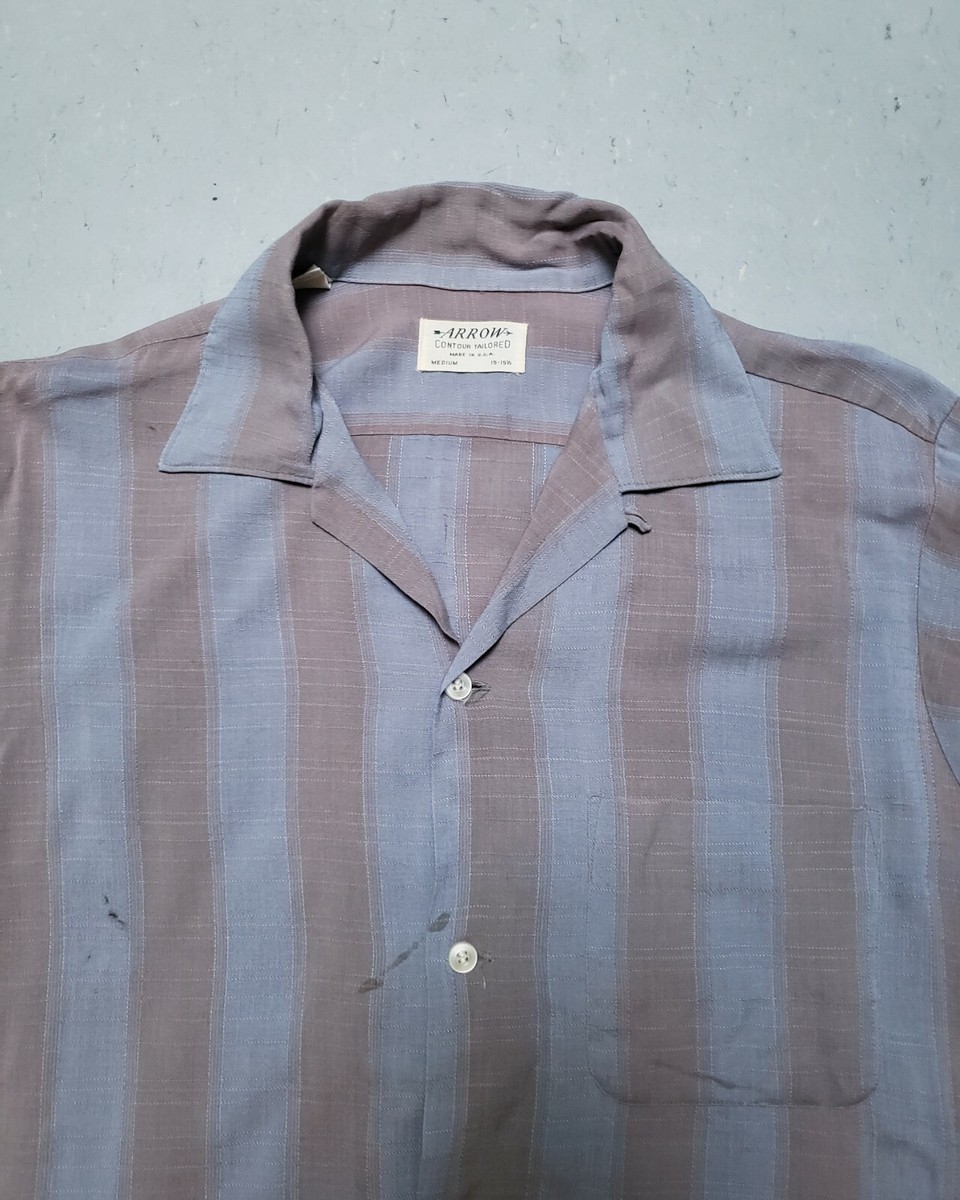 トップス 50s 60s rayon shirt vintage usa 60s Towncraft Rayon Shirt, Vintage Rayon Shirt, 50s