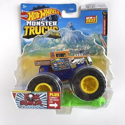 Hot Wheels 1:64 Scale Bone Shaker Monster Truck 