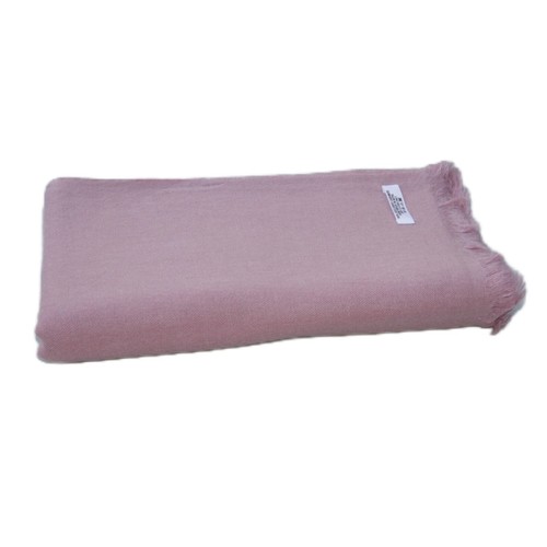 Mantón grande manta damas bufanda de gran tamaño madera de cachemir rosa envoltura de dama de honor - Imagen 3 de 7
