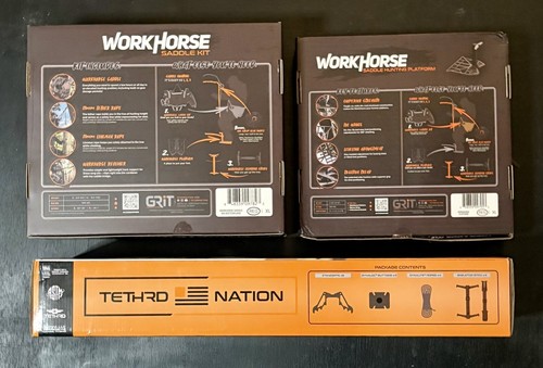 Tethrd Grit Saddle Kit Bottomlands Platform Skeletor Sticks Combo Package New - Picture 2 of 2