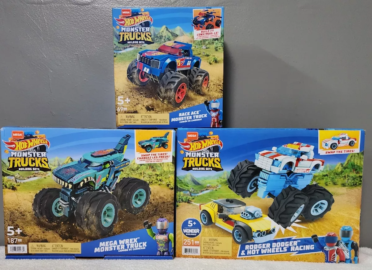 Mega Construx Hot Wheels Mega Wrex Monster Trucks