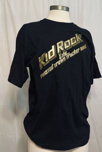 Kid Rock Shirt Adult Large Twisted Brown Trucker B