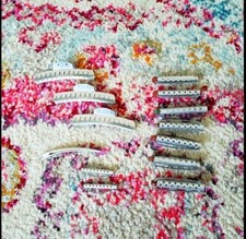 VINTAGE LOT Of 13 GOODY METAL HAIR rollers CLIPS CURLERS Aluminum