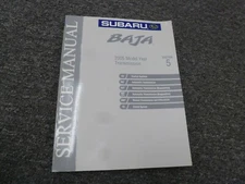 2005 Subaru Baja Truck TRANSMISSION Shop Service Repair Manual Sport Turbo