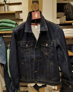 blue jacket denim