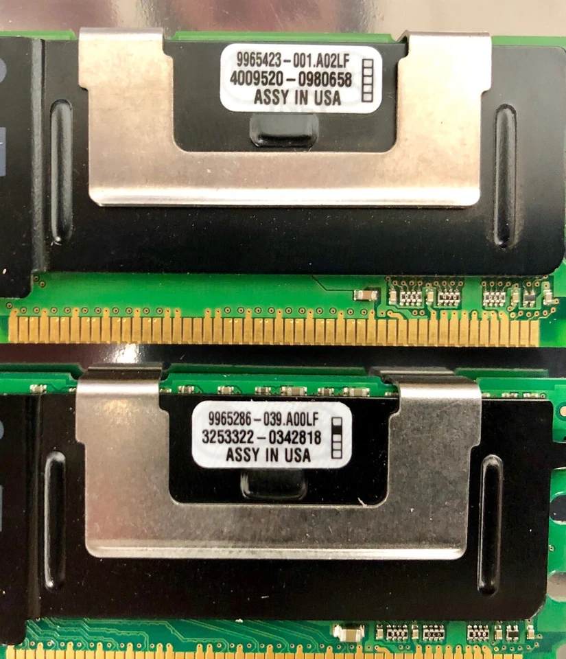 Kingston KVR800D2D8F5K2/2G 2GB (2x1GB) 800MHz DDR2 ECC Fully Buffered CL5 DIMM - Image 3 of 3
