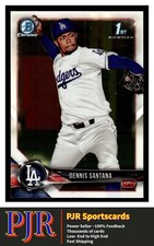 2018 Bowman Chrome #BCP36 Dennis Santana Dodgers  BUY 4 - 35% OFF