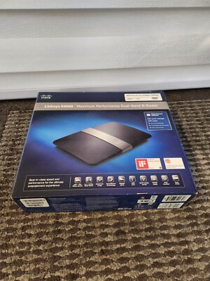 Cisco Linksys E4200 4-Port Gigabit Wireless dual band N Router
