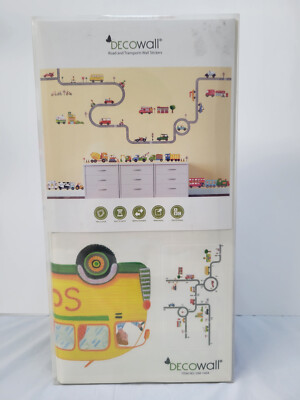 DecoWall Road and Transports Wall Stickers DM-1404 Free Shipping | eBay