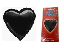 Black Heart 18” Helium Foil Death to your Twenties 20's Balloon Gift Celebrate