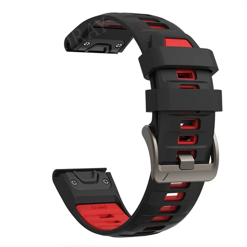 Quick Fit Strap For Garmin Fenix 8 E 7 7X 6 6S 6X 5X 5Plus 3 Silicone Watch Band - Picture 34 of 71