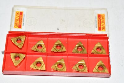 Pack of 10 NEW Sandvik R166.0G-16UN01-280 1020 Carbide Inserts ...