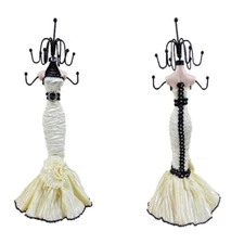 Mannequin Elegant Dress Jewelry Earring Stand Display Holder
