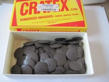 (Qty 100) Cratex 5M Small Wheels Knife Edge, 1" x 1/8", 1/16" Arbor, 148-0005