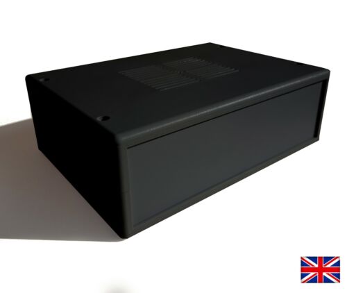 ABS Instrument Case Project Box with End Panels- Made in the UK - Afbeelding 1 van 9
