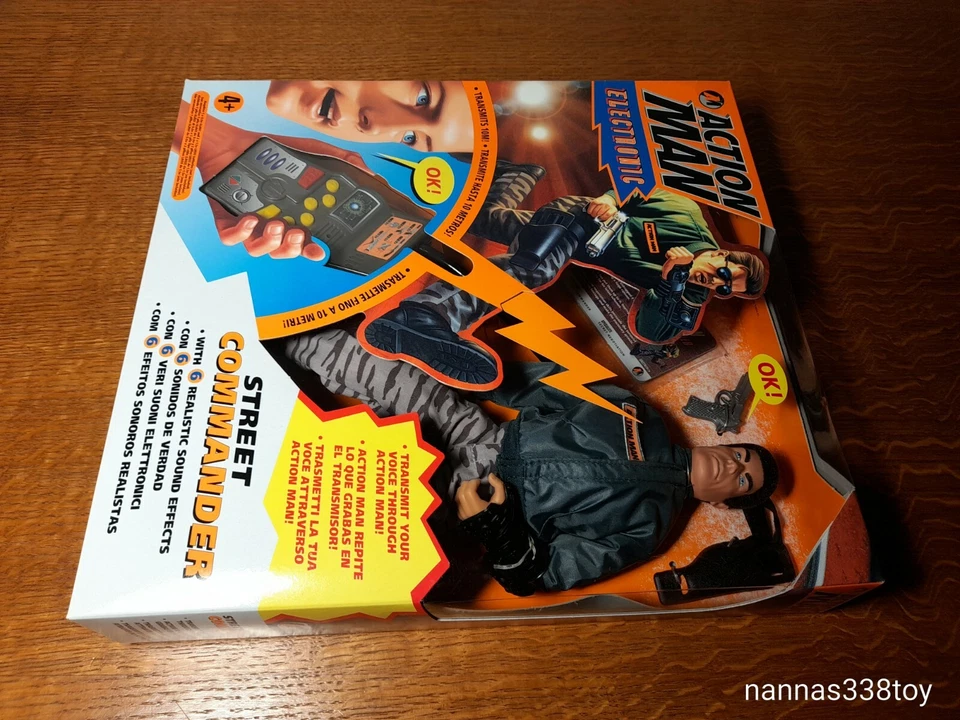 Hasbro Action Man STREET COMMANDER ELECTRONIC TRANMIT VOICE MISB SEALED 90'S - Immagine 3 di 4