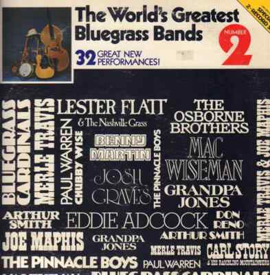 2xLP Lester Flat, Merle Travis, ... Worlds Greatest Bluegrass Bands No.2