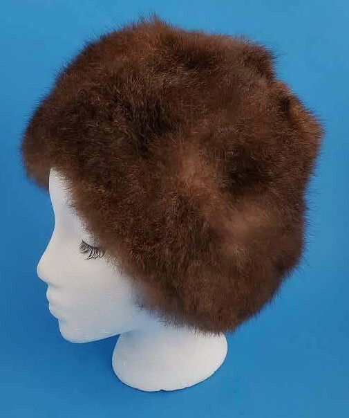 ほぼ未使用☆UNUSED RABBIT FUR HAT UH0365 size1 Rabbit Fur Hat Winter Unisex Grey Handcrafted Ushanka