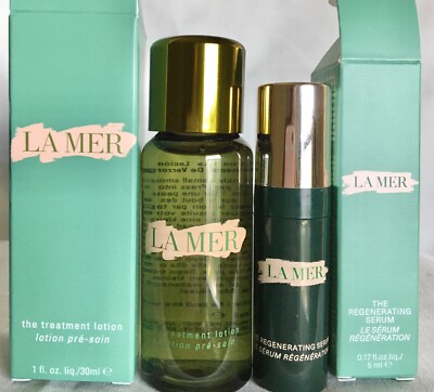 LA MER  The Treatment lotion 30ml/1.0 oz + The Regenerating Serum 5ml