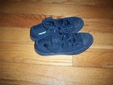 YOUTH ALL STAR CONVERSE CHUCK TAYLOR 314786F BLACK MONOCH CANVAS CASUAL SHOE