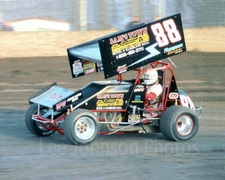 1996 Mike Ward 4x6 print Dirt Sprint Car Racing - Free Shipping